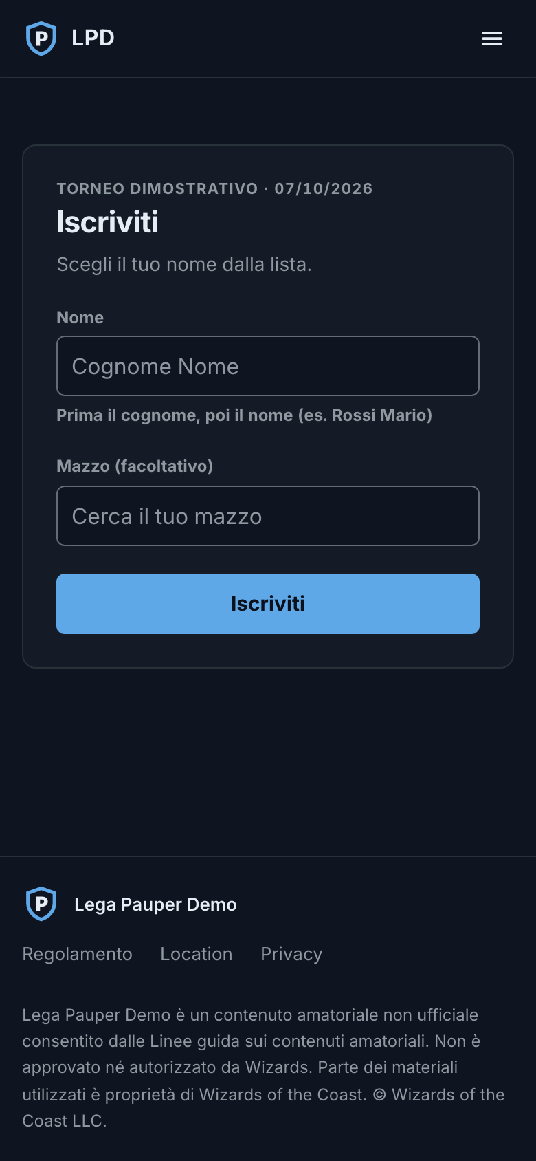 Iscrizione